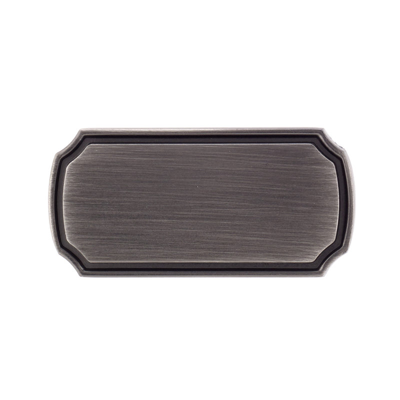 Expression Rectangle Knob, Brushed Oil-Rubbed Bronze