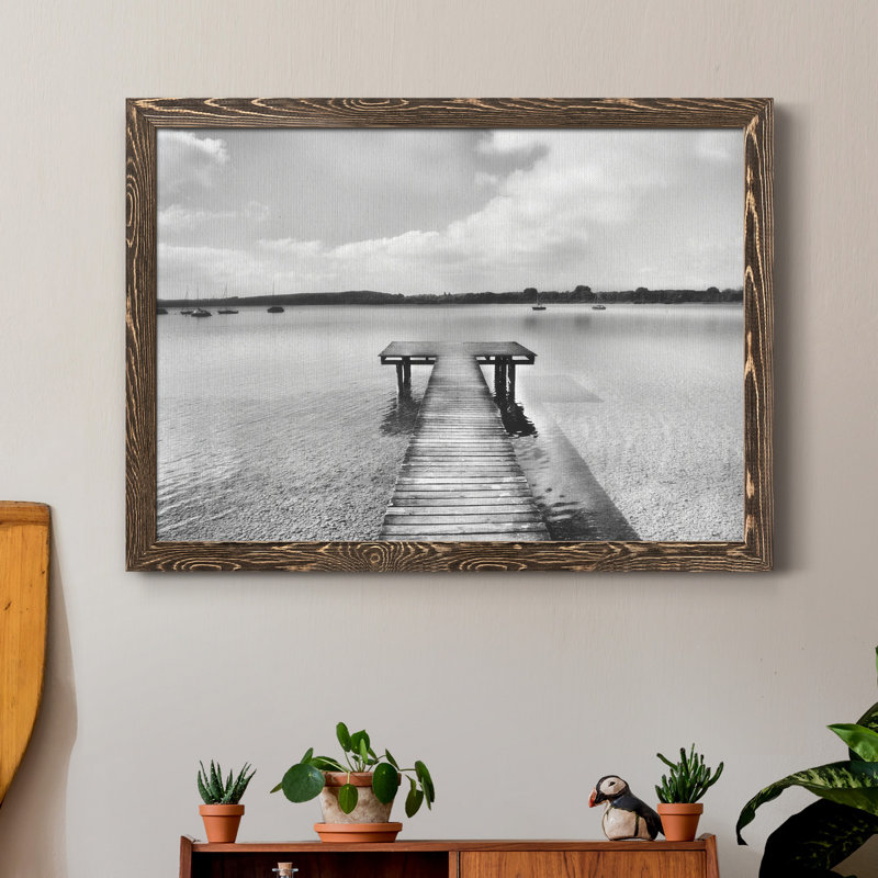 Regardez à l'intérieur - Reproduction de photo sur papier encadrée, Noyer, H 31 po x l 44 po x P 1 po