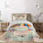 Flamingo Coastal Polyester Coverlet-41895164
