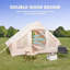 Tente de camping gonflable avec pompe à main