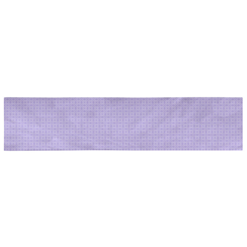 Chemin de table Avicia, 72 po x 16 po, Mauve, Coton