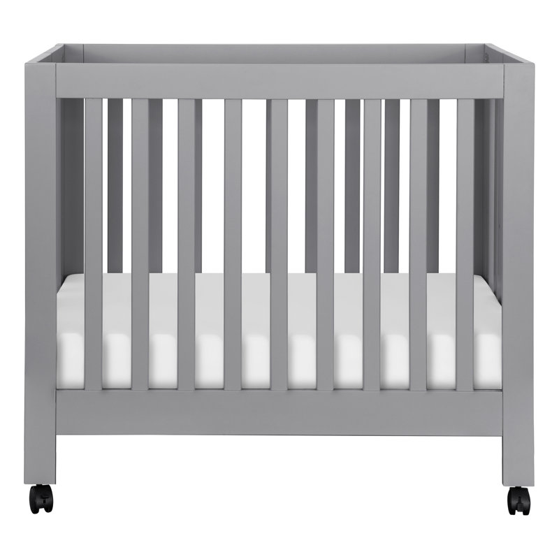Origami Mini Portable Crib, Gray