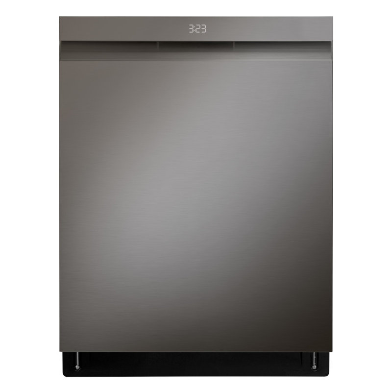 LG Top Control Dishwasher with QuadWash® Pro, Black Stainless