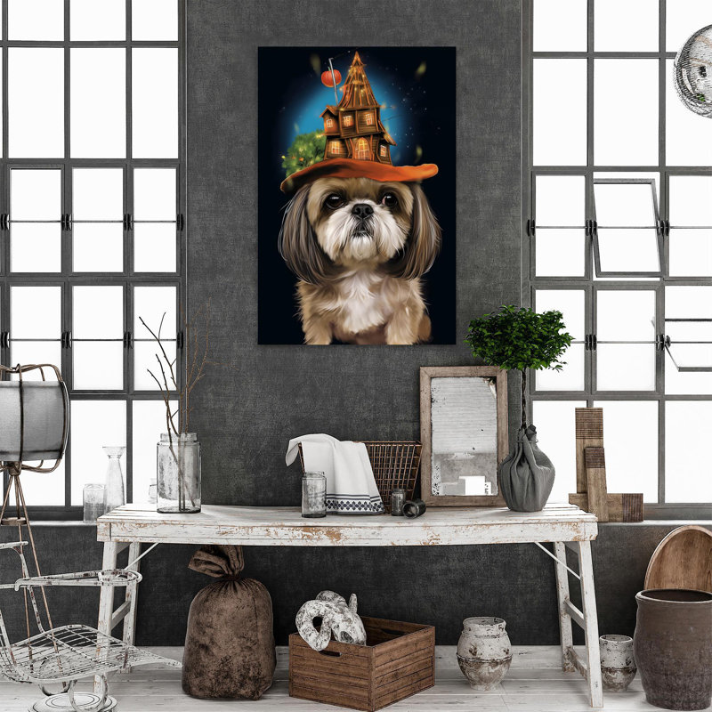 Shih Tzu, H 36 po x l 24 po x P 1,25 po