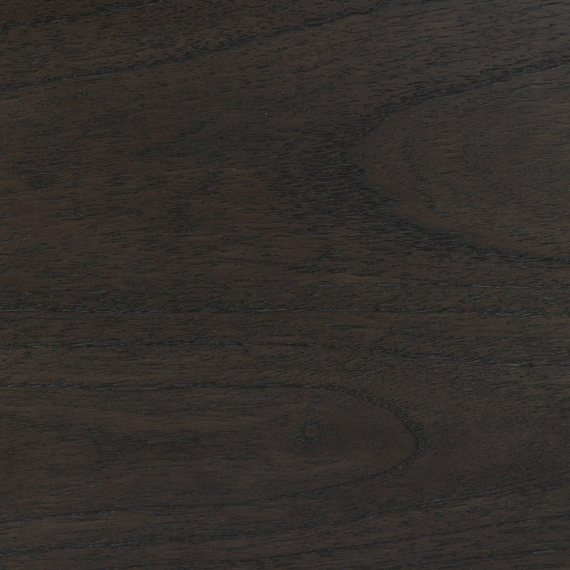 Ona Coffee Table-Amber Mindi Veneer, Smoked Black Mindi