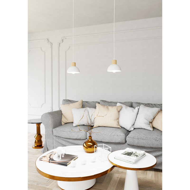 Aylesha 1 - Light Pendant, White