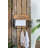 Laundry Rack with Accordion Design - 20" x 14" x 20" - Brown and Black