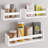 Rigga 3 Piece Floating Shelf with Front Bar