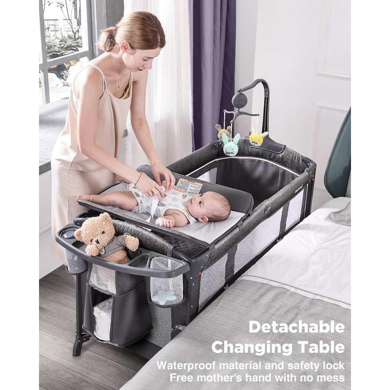 bassinet with changing table