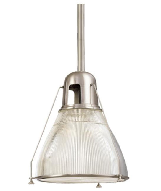 Haverhill 1 - Light Pendant, Satin Nickel, Ribbed