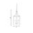 Cleveland 3-Light Chandelier-1107855899