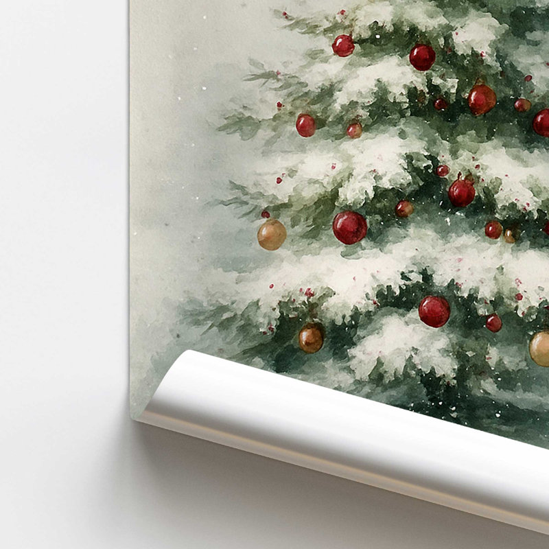 Evergreen Elegance, reproduction d'art, H 10 po x l 16 po