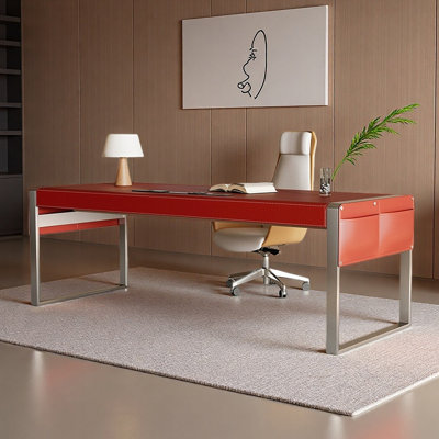 Bureau en cuir raffiné