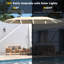 Grand parasol d'extérieur double face 15 pi avec base 15 pi-387823319