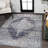 Regis Bohemian Medallion Machine-Washable Purple/Cream Rug-1322910209