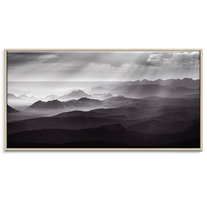 Print on Canvas, 76cm H x 152cm W, Timber Floater Frame