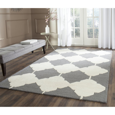 Cannen Hand Tufted Wool Geometric Rug