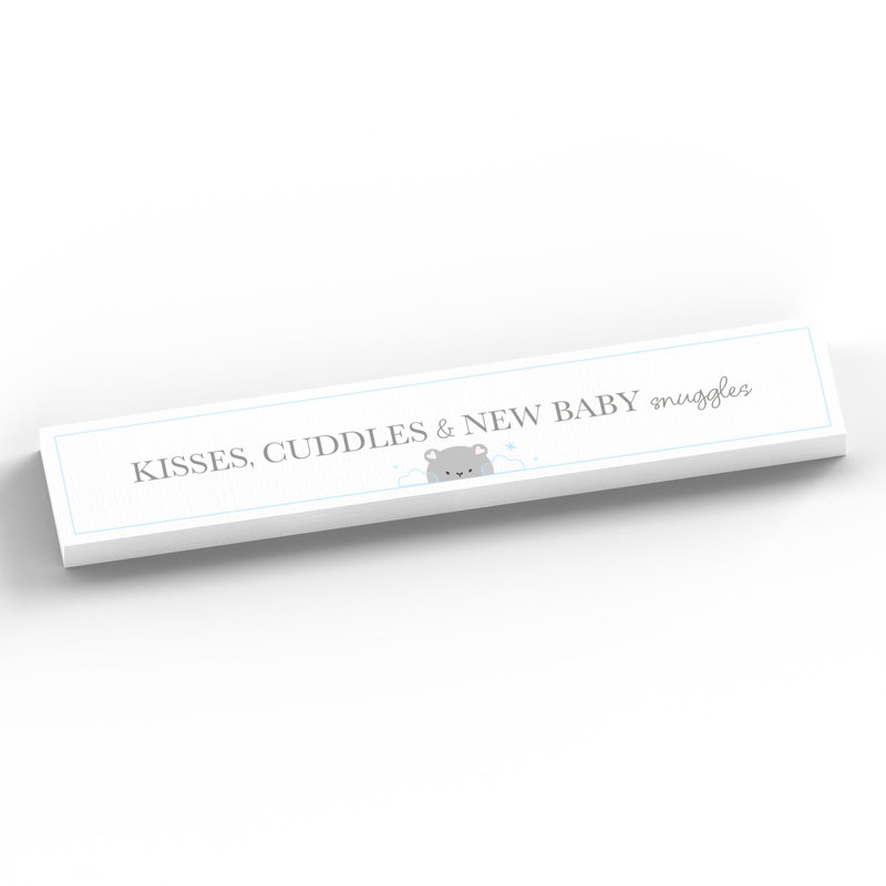 Fernanda Text & Numbers Letter Block, White/Blue