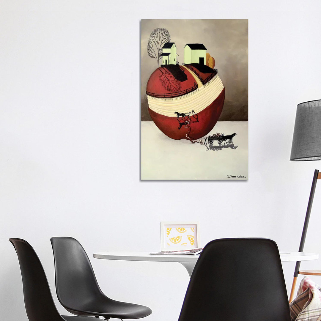 Apple Harvest Farm von Debbie Criswell - Giclée auf Leinwand ohne Rahmen