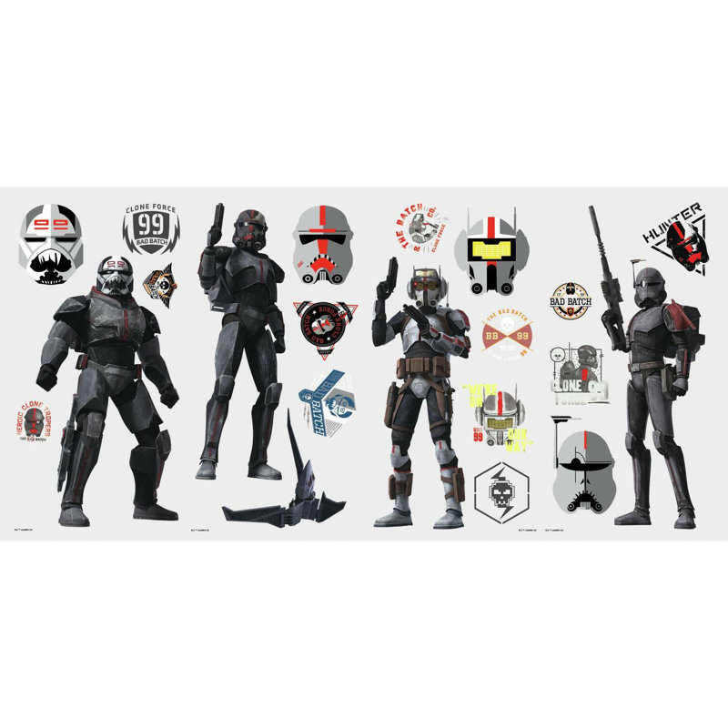 Room Mates Entertainment Non-Wall Damaging Wall Decal
