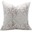 Coussin décoratif à motif de blocs de tissu fabriqué à la main Fabividine, Amritvela, Mauve