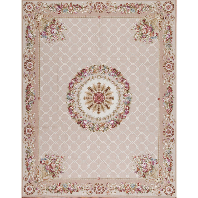 Highland Needleworks Wool Area Rug, Rectangle 10' x 14'