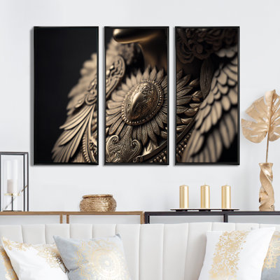 " Portrat Of A Boho Chc Woman " 3 - Pieces
