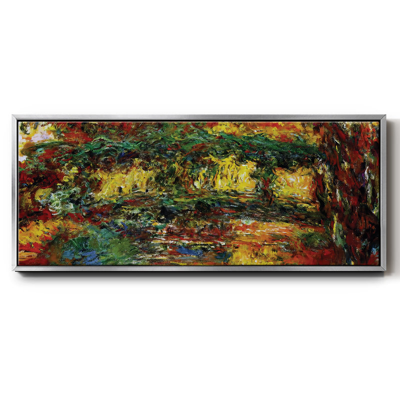 Le pont japonais, 1910 - toile encadrée, H 20 po x l 50 po