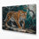 «Big Cats», art mural noir sur toile jaguar brésilien