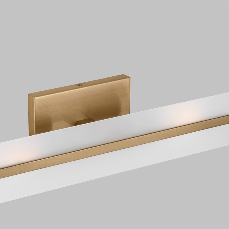 2 - Light Vanity Light, Satin Brass