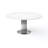 Akshayaa Round Stone Top Metal Base Dining Table-1581838854-1581838856