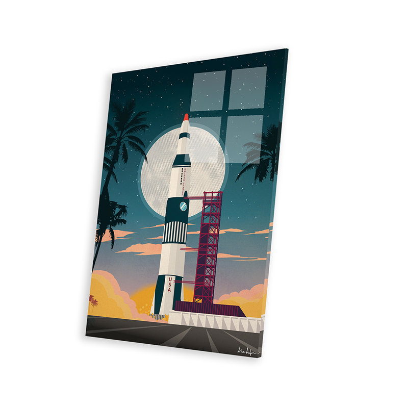 Cape Canaveral - impression sans cadre, H 24 po x l 16 po x P 0,25 po