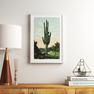 «Lofty Cactus», reproduction encadrée