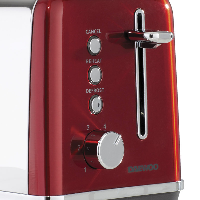 Kensington 2 Slice Toaster, Red