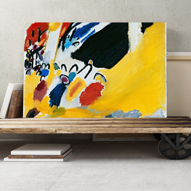 Wassily Kandinsky - Wrapped Canvas, 35cm H x 50cm W