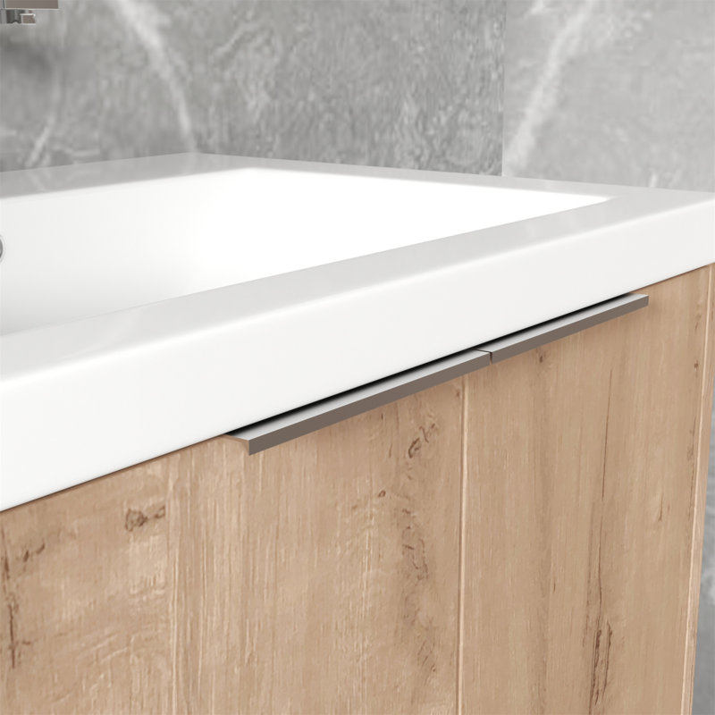 Meuble-lavabo mural sophistiqué avec caractéristiques pratiques