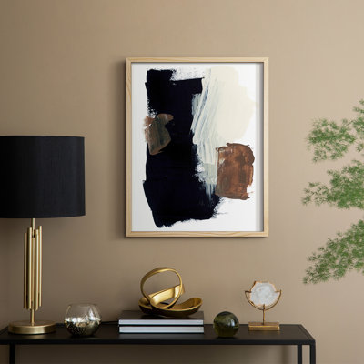 Goldenrod Patch I, reproduction encadrée - bois massif