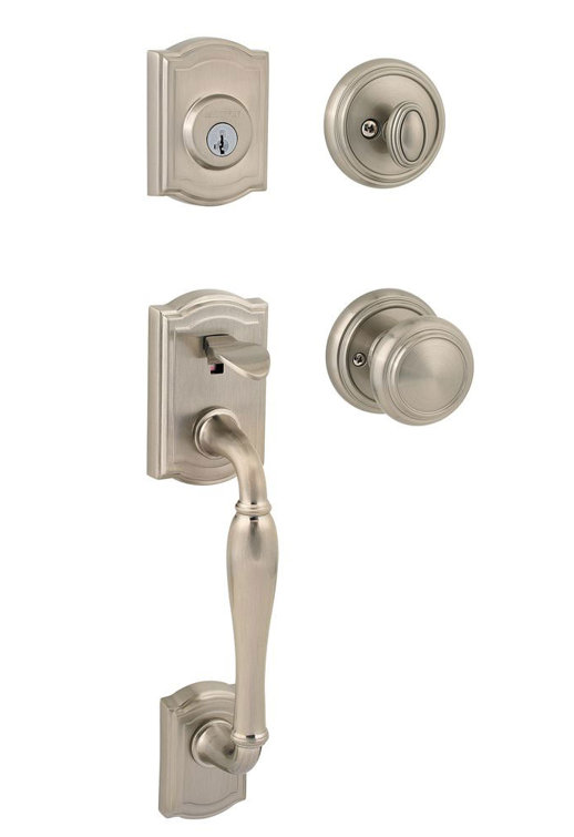 Wesley Style Handleset with Alcott  Knob