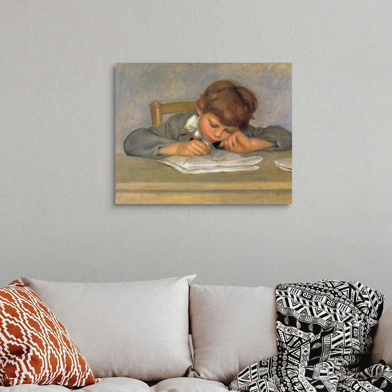 " The Artist " by Pierre-Auguste Renoir, 24" H x 30" W x 1.25" D, Canvas