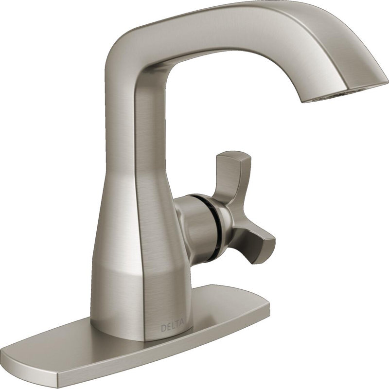 Single Handle Bathroom Faucet, Lumicoat  Stainless