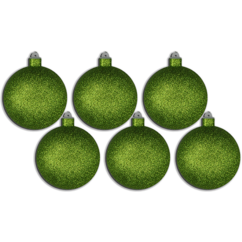 Shatterproof Ball Ornament, Vert citron