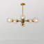 Lustre moderne à 6 lumières de style lustre moderne de 35 po