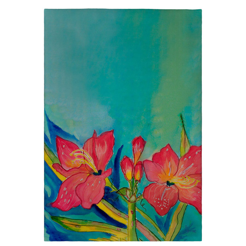 Serviette à main amaryllis Bouck