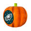 Décoration citrouille en résine avec logo DEL 3D des Eagles de Philadelphie (NFL) | 25 cm