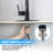 Maiguoone Single Handle Spray 3 Modes Pull Down Kitchen Faucet with Sweep Stream Waterfall with Deck Plate-112510342