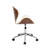Aden Faux Leather Mid-Century Office Chair-1435404866