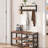 Wall Mounted Coat Rack with Storage-1792823618