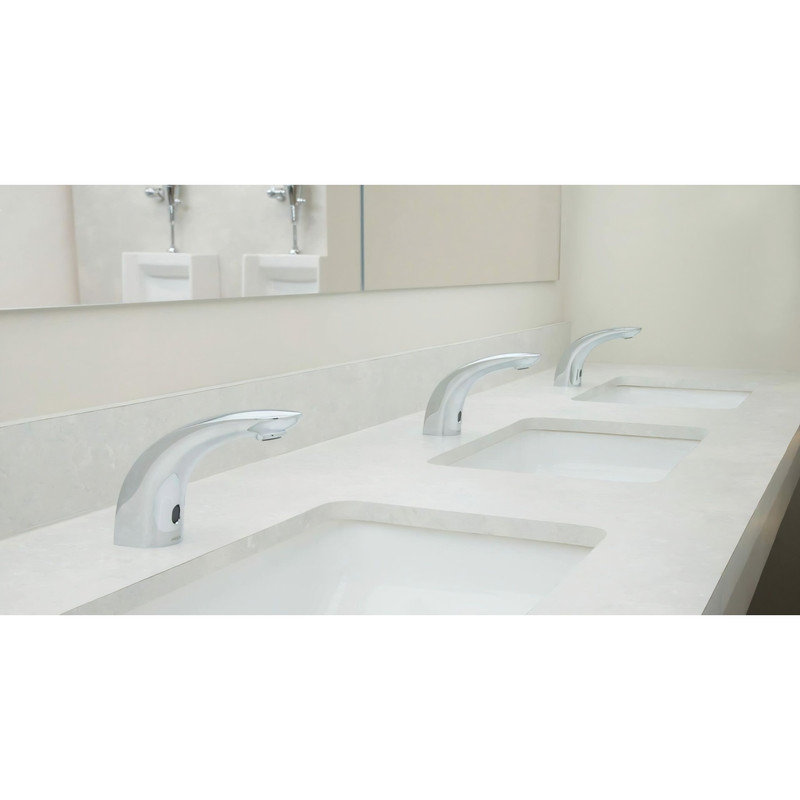 M-Power Sensor-Operated Electronic Centerset Low Arc Bathroom Faucet
