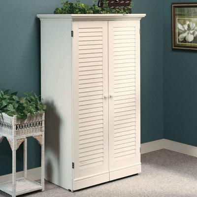 Gartner 89.2cm x 39.5cm Foldable Crafting Storage Cabinet with Sewing Machine Platform and Wheels