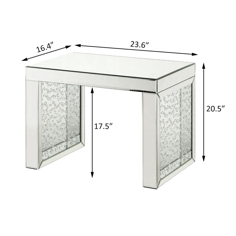 Table de bout Aneeya, H 20,5 po x l 23,6 po x P 16,4 po